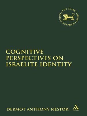 cover image of Cognitive Perspectives on Israelite Identity